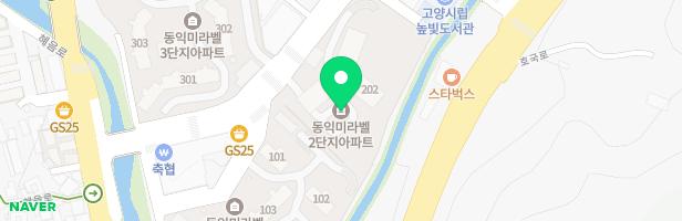 푸른마을 2단지 어린이 놀이시설 지도 이미지
