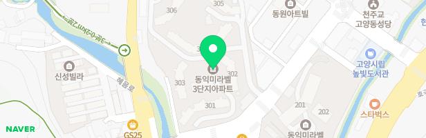 푸른마을3단지 동익미라벨아파트 304동 지도 이미지