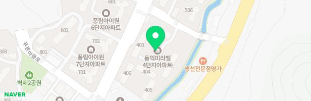 푸른마을 4단지 어린이 놀이시설 지도 이미지