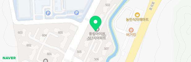 푸른마을 5단지 508동 놀이시설 지도 이미지