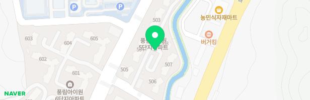 푸른마을 5단지 501동 어린이 놀이시설 지도 이미지