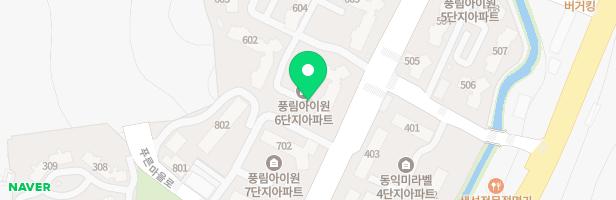 푸른마을 6단지 어린이 놀이시설 지도 이미지