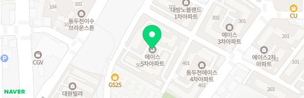 에이스5차아파트 관리소옆 놀이터 지도 이미지