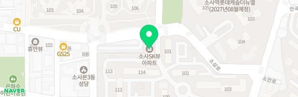소사SK아파트큰놀이터 지도 이미지
