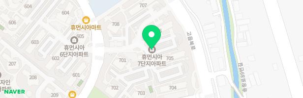 양주고읍 7블록 휴먼시아 7단지아파트 701동측면 놀이터1 지도 이미지