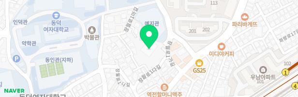 동덕여자대학교 부속유치원 지도 이미지