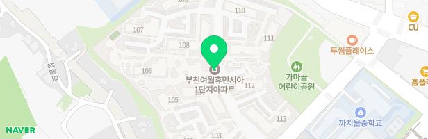 여월휴먼시아 1단지 아파트 놀이터 2/4(110동) 지도 이미지