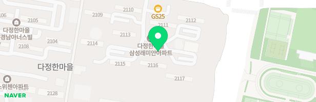 다정한마을 삼성래미안 관리동놀이터 지도 이미지