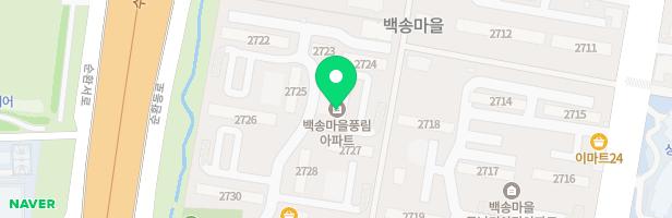 백송마을 상동풍림아이원 2726동 놀이터 지도 이미지