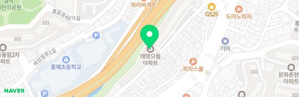 홍제 태영아파트 놀이터 지도 이미지