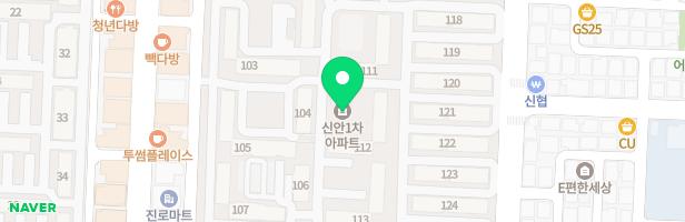 신안1단지111동전면 지도 이미지