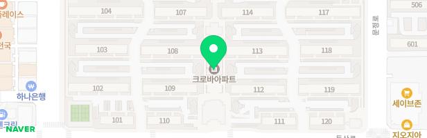 크로바아파트 관리동 놀이터 지도 이미지