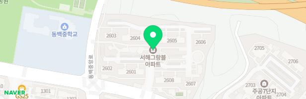 백현마을 서해그랑블아파트 2601동앞 어린이놀이터1 지도 이미지