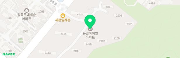 백현마을 동일하이빌아파트 어린이놀이터2 지도 이미지