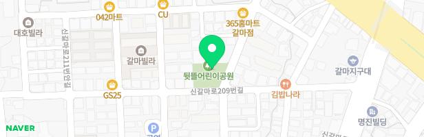뒷뜰어린이공원 놀이터 지도 이미지
