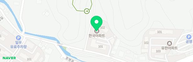 포천 한국아파트 놀이터 지도 이미지
