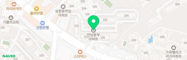 동부아파트 어린이 놀이터 (102동 뒤) 지도 이미지