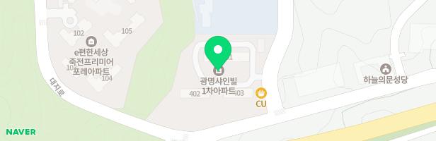 성현마을 광명샤인빌 단지내 놀이시설 지도 이미지