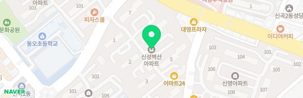신곡신성벽산아파트5동뒤어린이놀이시설 지도 이미지