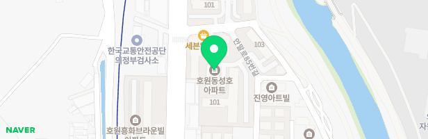 호원성호아파트 103동 놀이터 지도 이미지