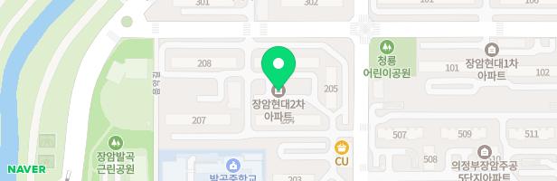 장암현대2차아파트205동앞어린이놀이시설 지도 이미지