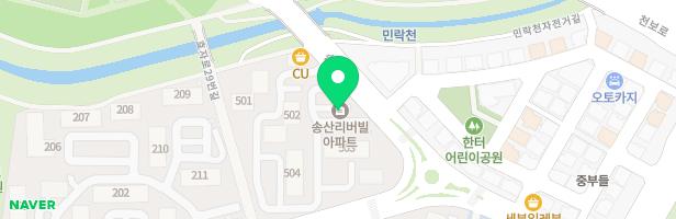 송산리버빌아파트503동앞어린이놀이시설 지도 이미지