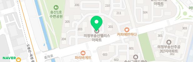 송산팰리스아파트 201동앞어린이놀이시설 지도 이미지