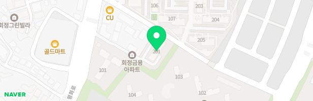 회정 금용아파트 201동 놀이터 지도 이미지