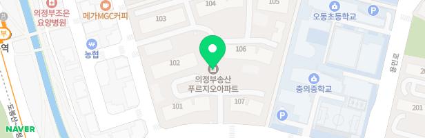 송산대우푸르지오아파트(제1놀이터) 지도 이미지