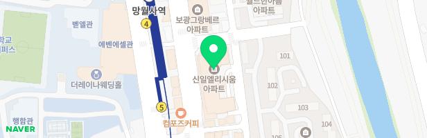 신일엘리시움아파트관리소뒤어린이놀이시설(승강기앞) 지도 이미지