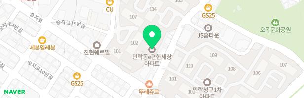 대림e편한세상아파트(102동앞) 지도 이미지