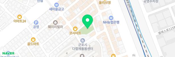 바위백이어린이공원 놀이터 지도 이미지