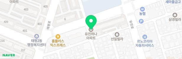 유진하나아파트 어린이놀이시설 지도 이미지