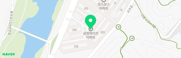 삼정아파트 102동 어린이 놀이터 지도 이미지