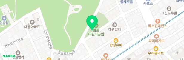 밤골어린이공원 놀이터 지도 이미지