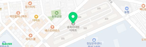 대원아파트 5동 앞 어린이놀이터 지도 이미지