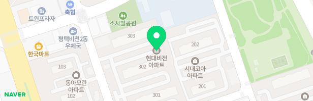 현대비전아파트 303동 놀이터 지도 이미지
