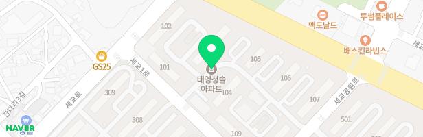 태영청솔아파트 1 지도 이미지