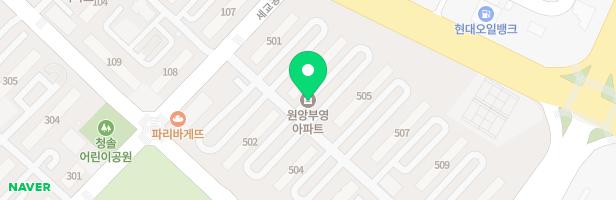 부영원앙아파트 어린이놀이터1 지도 이미지