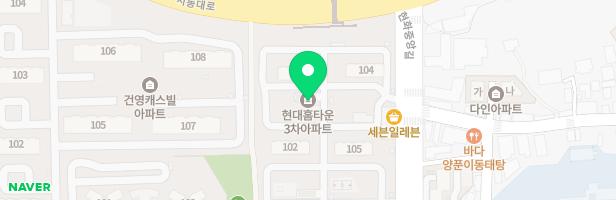 현대홈타운3차아파트 102동 놀이터 지도 이미지