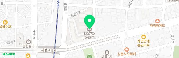 대옥7차아파트 어린이놀이시설 지도 이미지