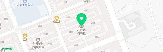 송탄미주3차아파트 103동 어린이놀이터 지도 이미지