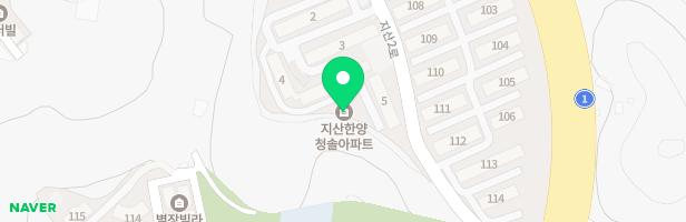 지산 한양청솔아파트 어린이놀이시설 지도 이미지