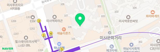 오즈빌리지 키즈파크 미사 지도 이미지