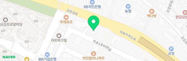 제니스 키즈카페(통진점) 지도 이미지