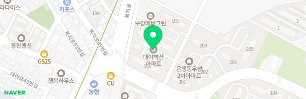 벽산아파트 어린이 놀이터 지도 이미지