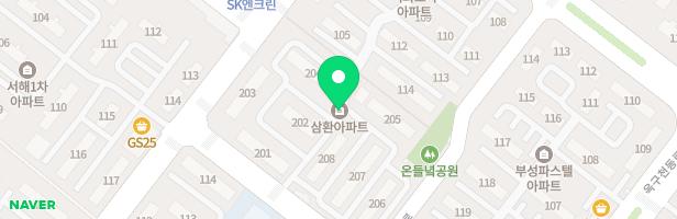 시화 삼환아파트 어린이 놀이터(201동옆) 지도 이미지