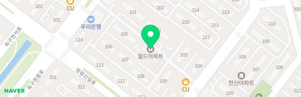 월드메르디앙아파트103동 어린이 놀이터 지도 이미지