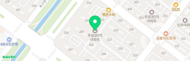 시화주공2단지(203동 옆) 지도 이미지