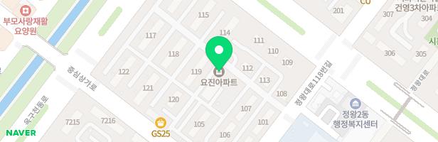 요진아파트(121동옆 놀이터) 지도 이미지